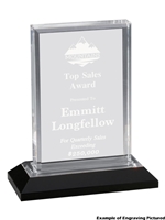 Silver Beveled Impress Award