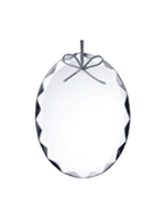 Ornament Crystal Oval (Customizable)