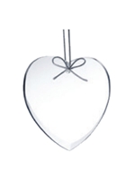 Ornament Crystal Heart (Customizable)