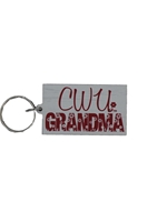 Grandma Recycled Pressed Wood Keychain