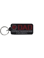 Dad Recycled Pressed Wood Keychain