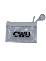 CWU Clear Zip Purse
