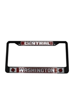 Central Washington License Plate Frame