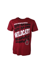 CWU Wildcats Crimson Tee