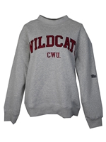 Ladies Grey Wildcat Crew