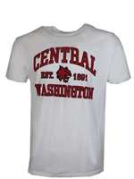Central Washington White Tee
