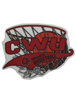 CWU Basketball Sticker