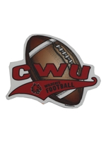 CWU Football Sticker