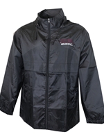 Central Black Windbreaker
