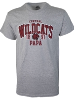 CWU Papa' Gray Tee