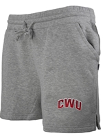 Ladies CWU Gray Fleece Shorts