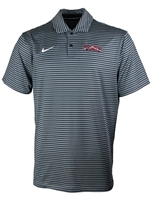 Nike Gray Stripe Polo