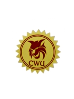 Small CWU Cathead Seal Star Sticker