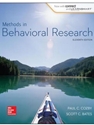 METHODS IN BEHAVIORAL RESEARCH