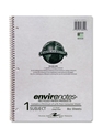 1 Subject Recycled Notebook