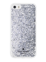 Kate Spade iPhone 6/6s Silver Glitter Case