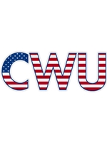 CWU American Flag Decal