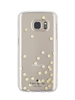 Kate Spade Samsung Galaxy S7 - Confetti Dot Gold Foil/Clear