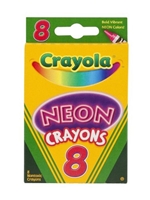 Crayola Neon Crayons 8CT