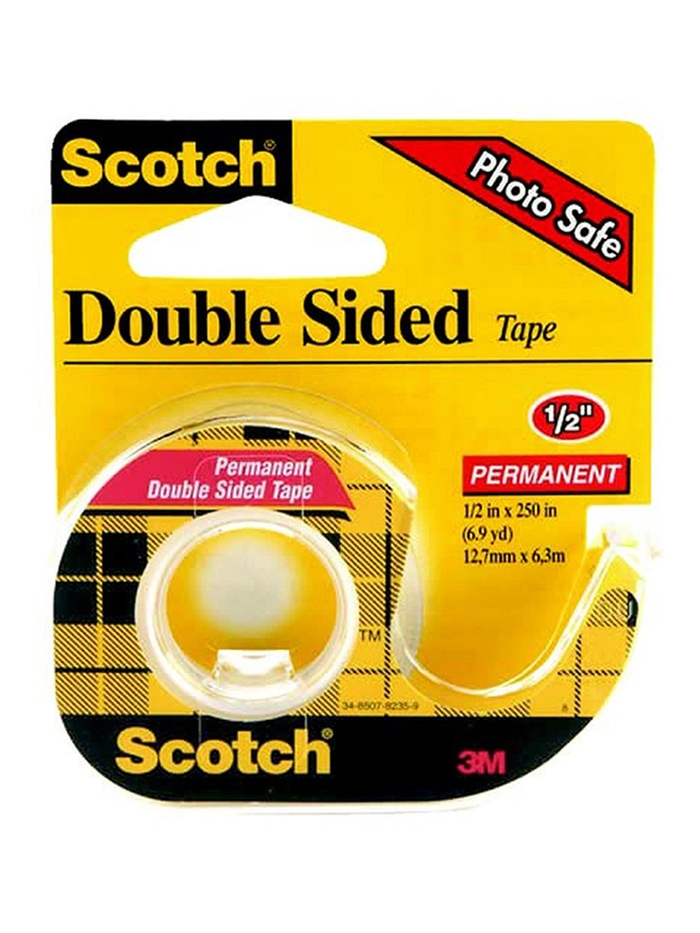 Clear 1 ea Scotch Double-Sided Tape 1/2 In X 250 Inches 