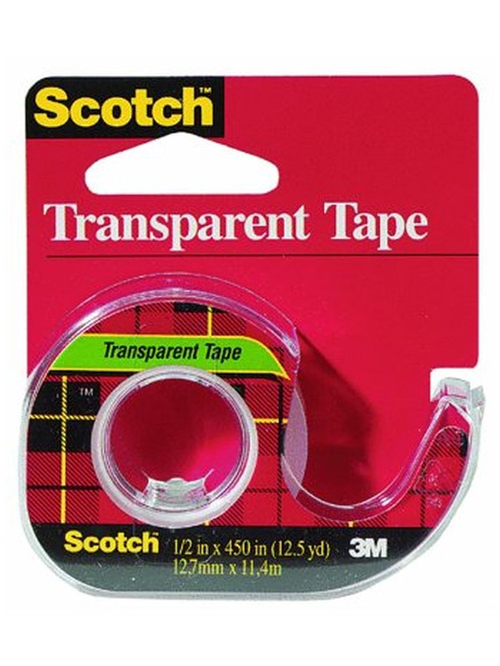 Scotch Permanent Double Sided Tape, 1/2 in x 450 in (12.5 yd)