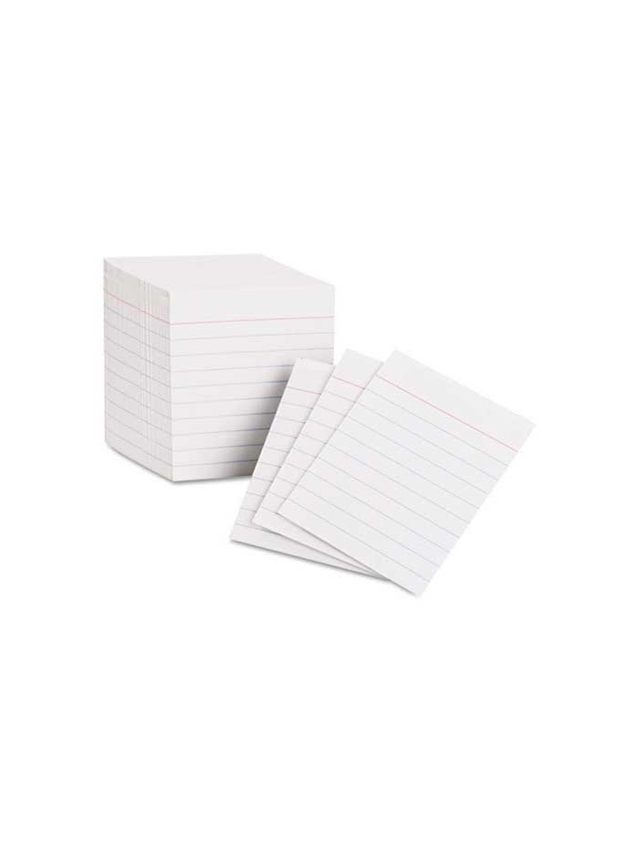 Oxford Blank Index Cards, 4 x 6, White (2 Pack)