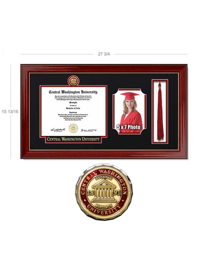 Central Washington University selling diploma frame CWU degree frames school picture framing campus certificate graduation plaque document graduate