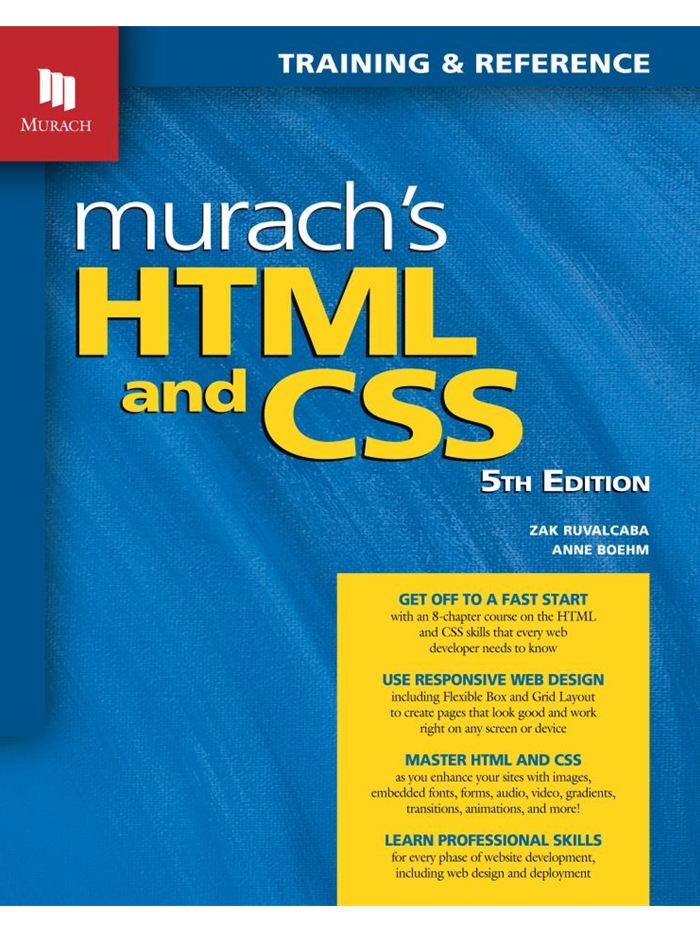 Wildcat Shop - (EBOOK) MURACH'S HTML AND CSS