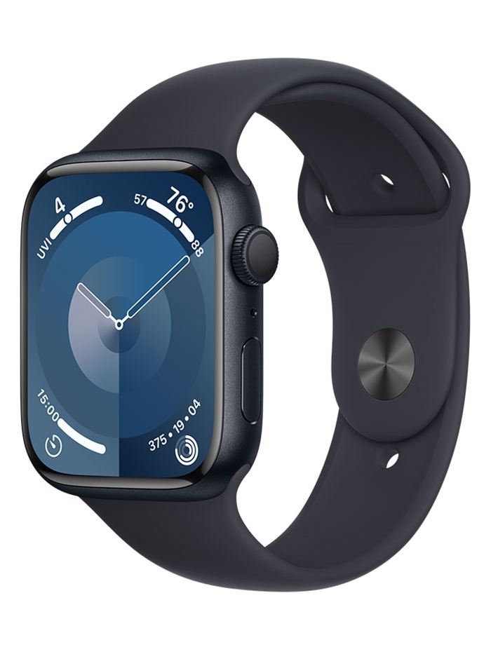 Apple Watch Series 9 45mm M/L Band Size Midnight Blue