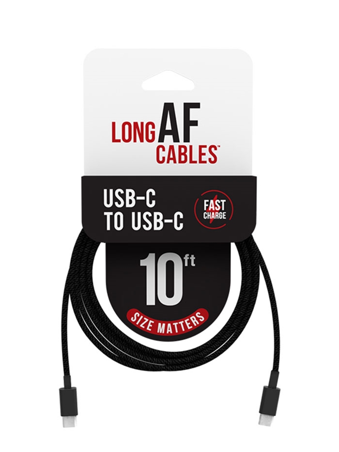 Wildcat Shop - Long AF Cables 10ft - USB-C to USB-C