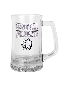 Glass Central Wildcats Stein