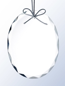 Ornament Crystal Oval (Customizable)