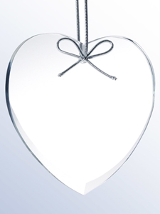 Ornament Crystal Heart (Customizable)