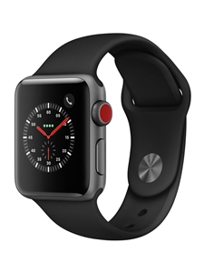 Apple Watch Series 3 GPS + Cellular, 38mm Space Gray Aluminum Case