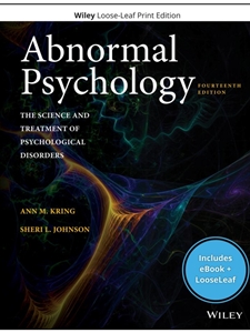 BNDL: ABNORMAL PSYCHOLOGY LOOSELEAF -W/ACCESS CODE