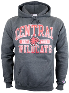 Central Wildcats Graphite Hood
