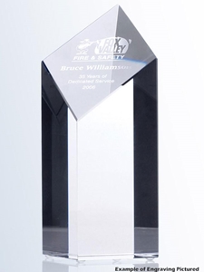 Crystal Diamond Tower Award (Customizable)
