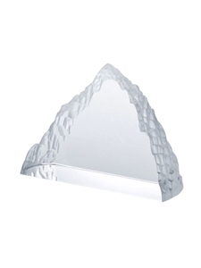 Iceberg Peak Frosted Paperweight Award (Customizable)