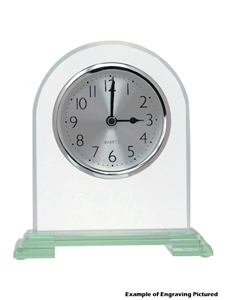 Arch Glass Clock (Customizable)