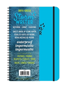 Onyx Green Storm Writer Spiral Notebook