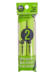 Onyx Green Yellow Highlighter 2 Pack