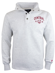 Central 3 Button Pullover Sweatshirt