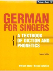 GERMAN FOR SINGERS-W/CD