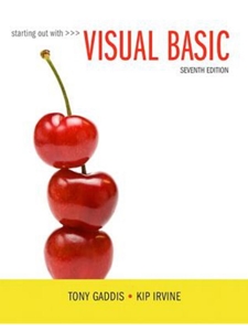 IA:CS 105:STARTING OUT WITH VISUAL BASIC