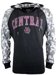 Central Hood Black with Camo Sleeves