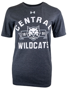 Ladies Central Wildcats Triblend UA Tee