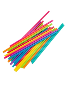 Bright Color Reusable Straws