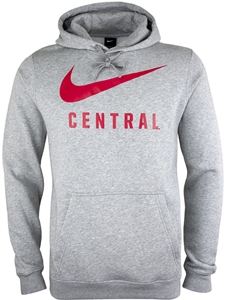 Central Gray Fleece Nike Hood