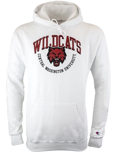 Wildcats White Champion Hood Sweatshirt