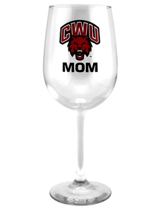 Mom Stemmed Wine Glass